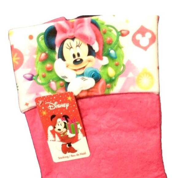 Disney Officially Licensed Minnie Mouse Pink Stocking - Picture 3 of 3